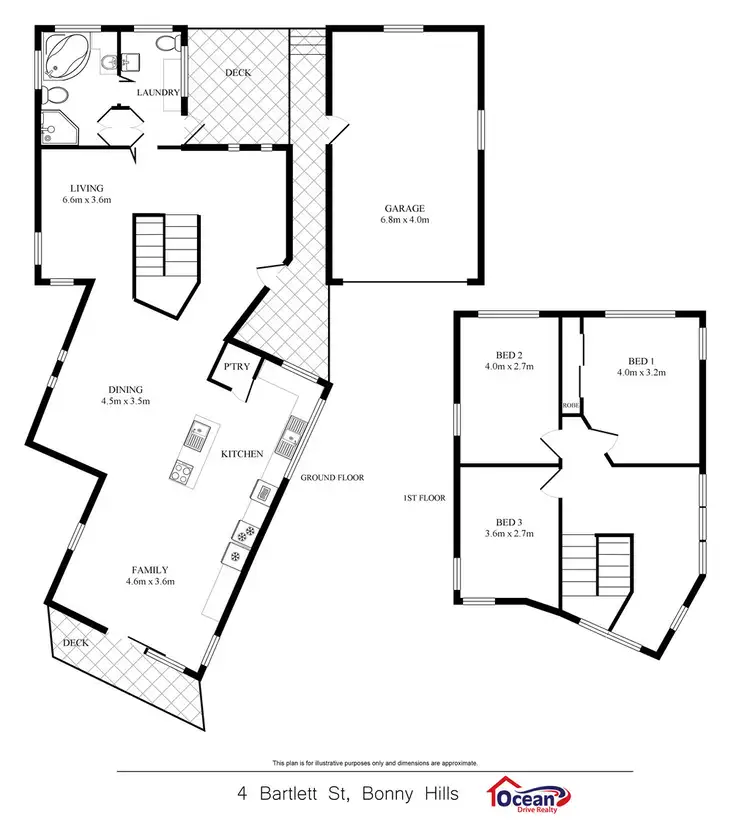 Floorplan of Homely house listing, 4 Bartlett Street, Bonny Hills NSW 2445