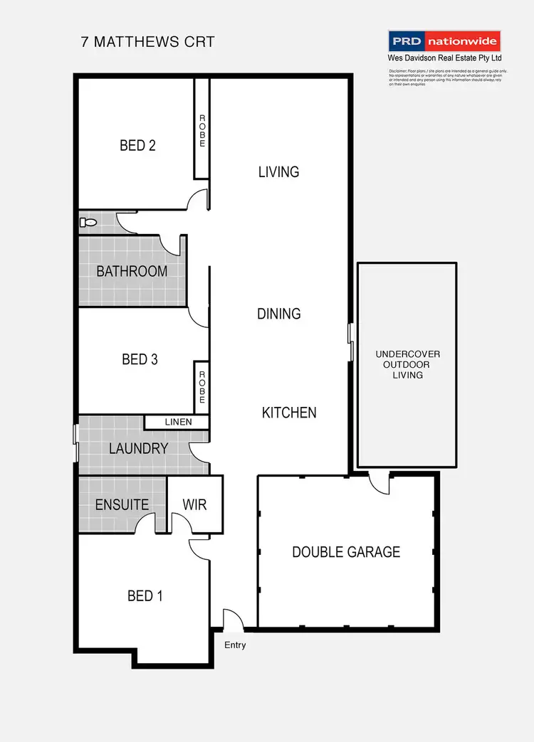 Floorplan of Homely townhouse listing, 7 Matthews Court, Horsham VIC 3400