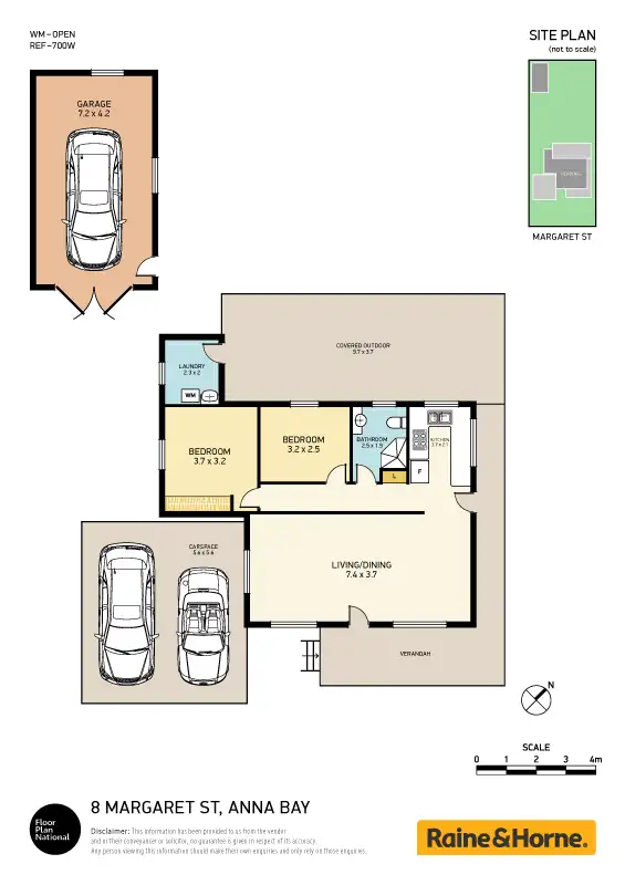 Floorplan of Homely house listing, 8 Margaret Street, Anna Bay NSW 2316