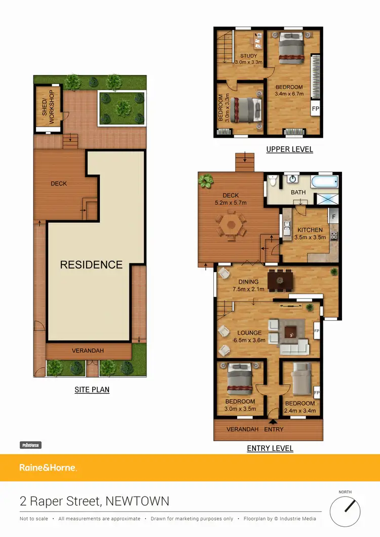 Floorplan of Homely house listing, 2 Raper Street, Newtown NSW 2042