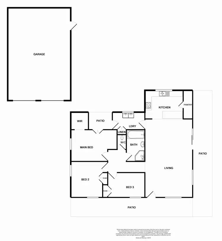 Floorplan of Homely house listing, 66 Kent st, Greta NSW 2334