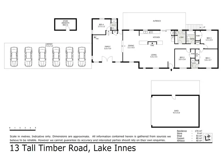 Floorplan of Homely house listing, 13 Tall Timber Road, Lake Innes NSW 2446
