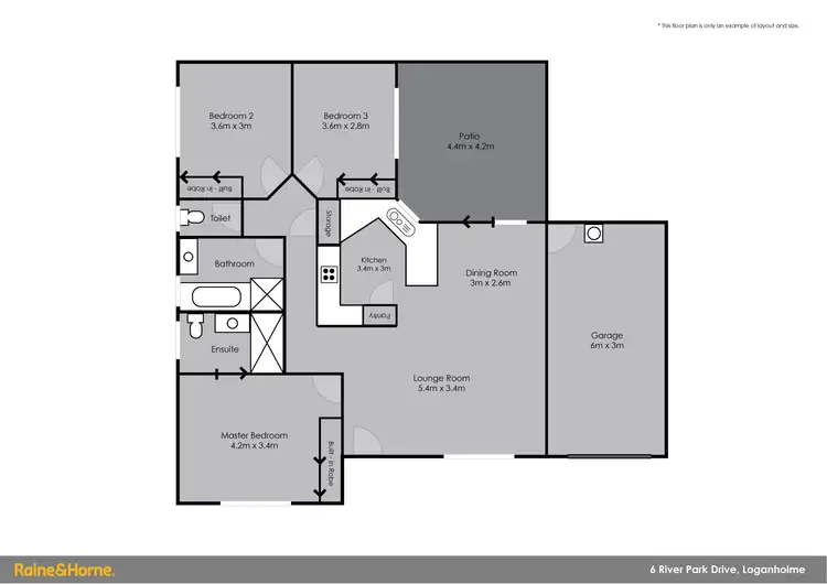 Floorplan of Homely house listing, 6 River Park Drive, Loganholme QLD 4129