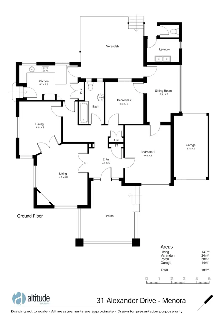 Floorplan of Homely house listing, 31 Alexander Drive, Menora WA 6050