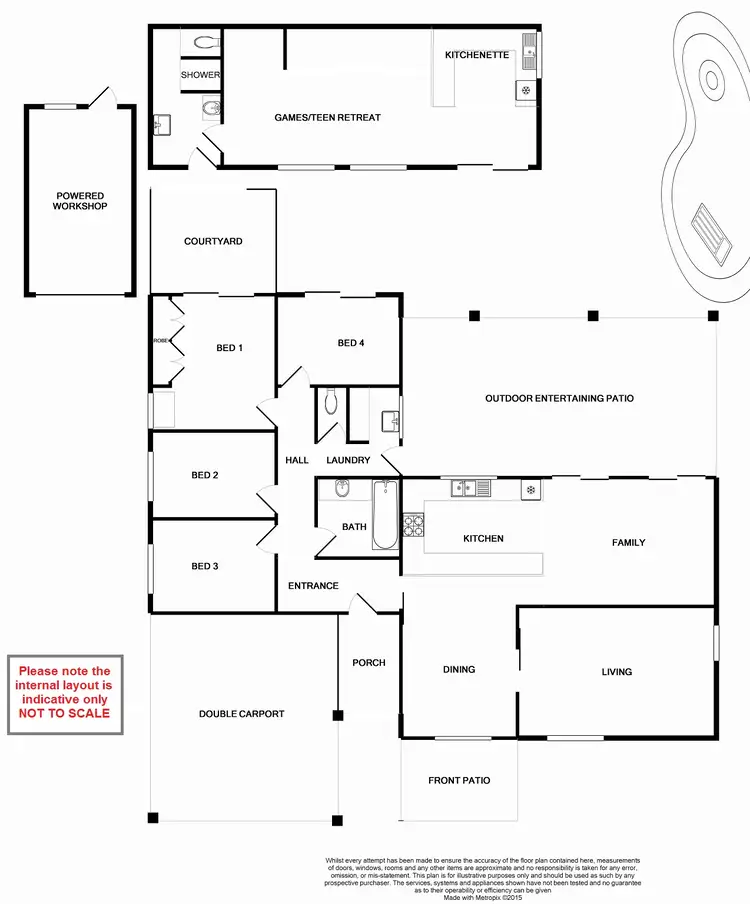Floorplan of Homely house listing, 10 Camelia Court, Ferndale WA 6148