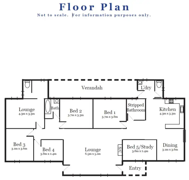 Floorplan of Homely house listing, 23-25 McCourt Street, Millicent SA 5280