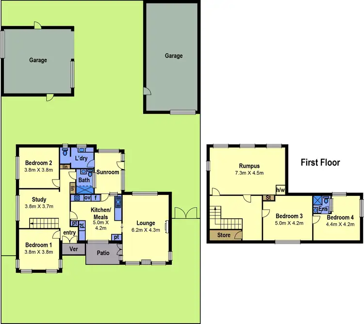 Floorplan of Homely house listing, 1093 High Street, Reservoir VIC 3073