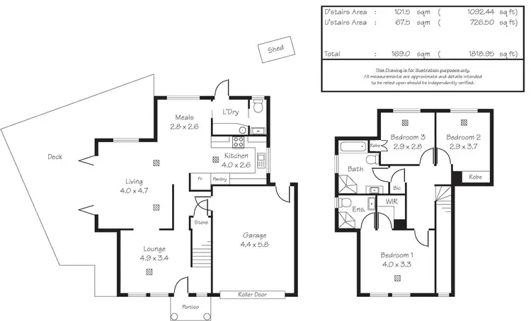 Floorplan of Homely house listing, 1 Bridge Street, Glenelg North SA 5045