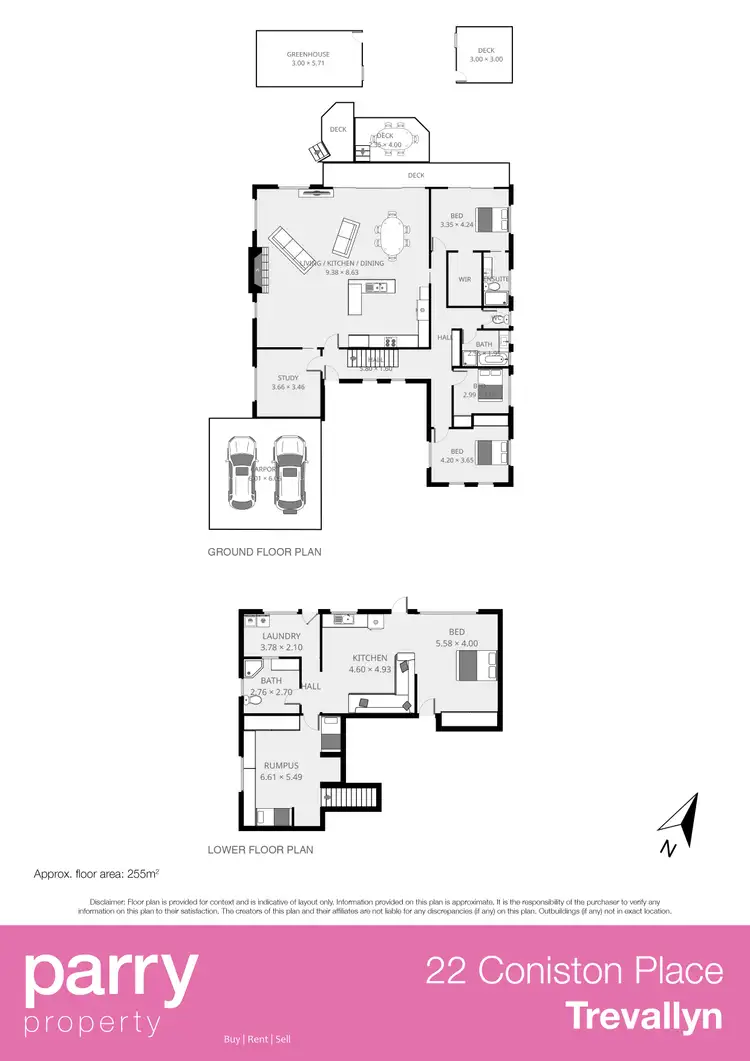 Floorplan of Homely house listing, 22 Coniston Place, Trevallyn TAS 7250