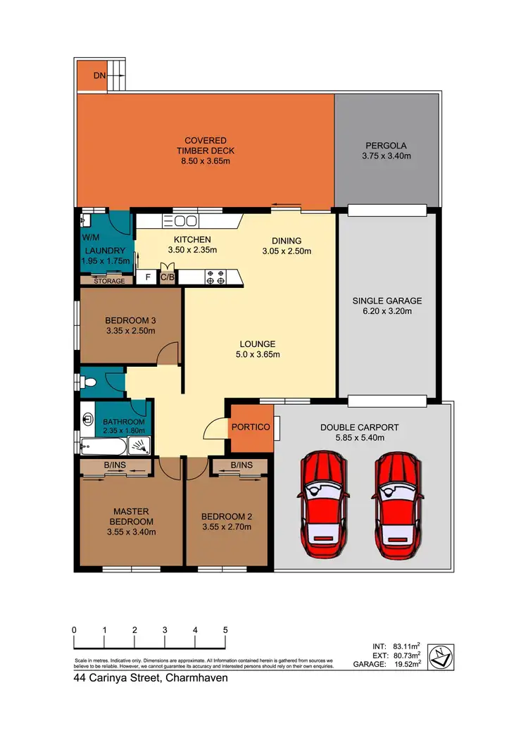 Floorplan of Homely house listing, 44 Carinya Street, Charmhaven NSW 2263