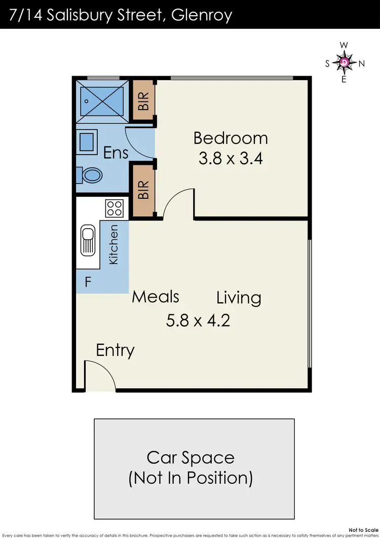 Floorplan of Homely unit listing, 7/14 Salisbury Street, Glenroy VIC 3046