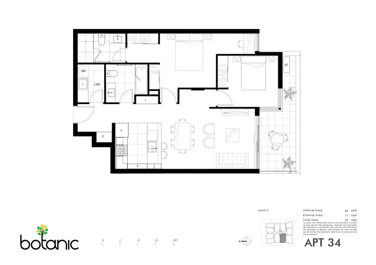 Floorplan of Homely apartment listing, 34/872 Doncaster Road, Doncaster East VIC 3109