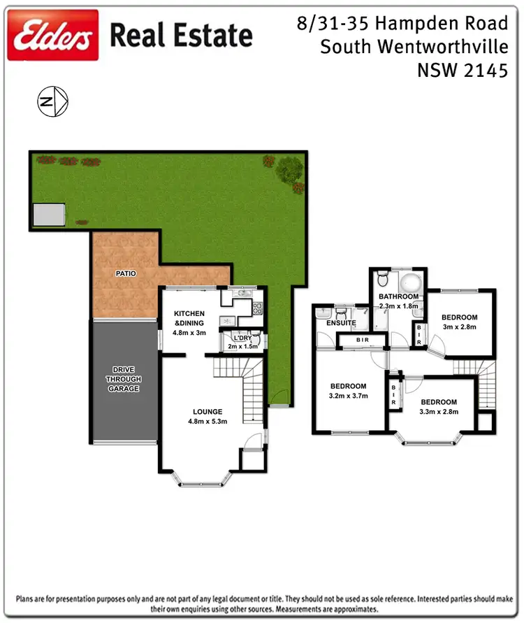 Floorplan of Homely townhouse listing, 8/31-35 Hampden Road, South Wentworthville NSW 2145