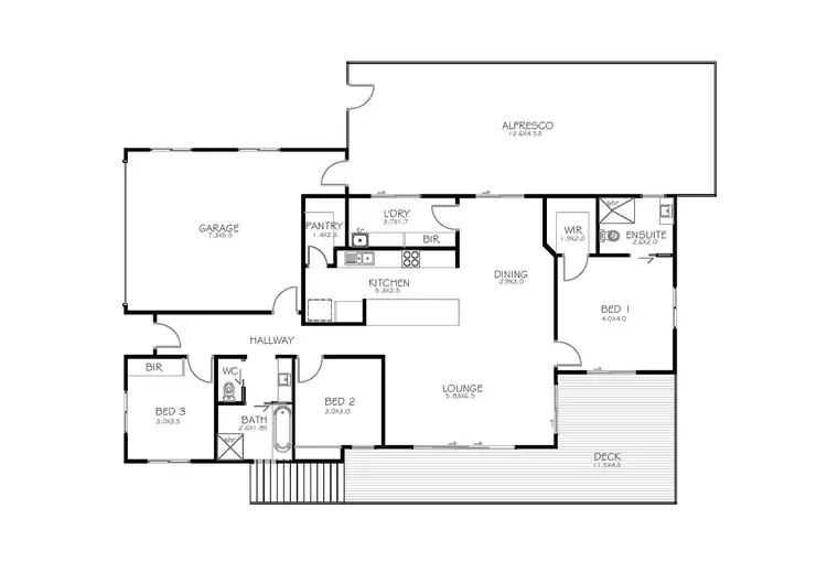 Floorplan of Homely house listing, 46 Valley View Road, Port Lincoln SA 5606