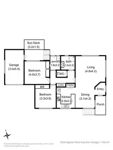 Floorplan of Homely house listing, 2/42 Hiern Road, Blackmans Bay TAS 7052