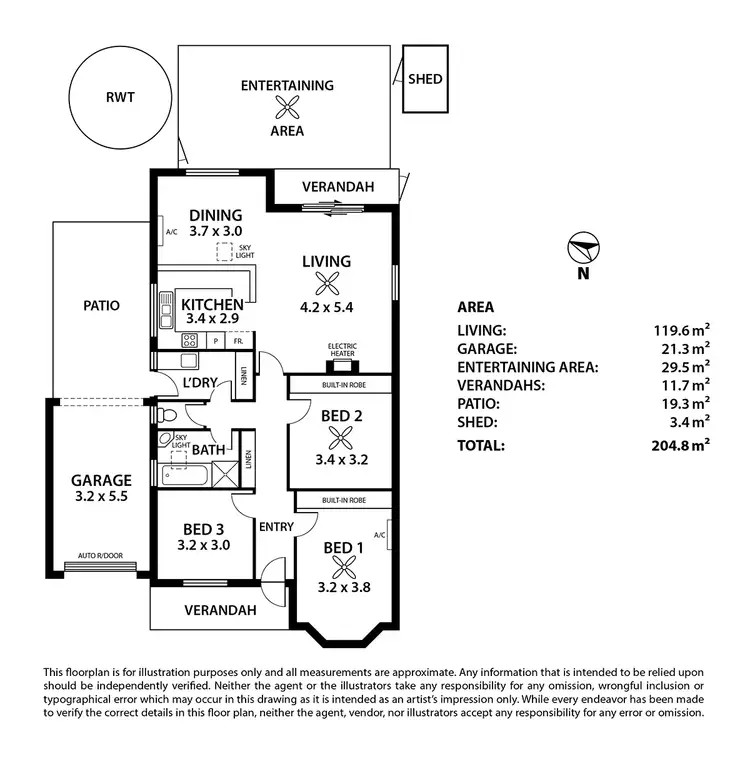 Floorplan of Homely house listing, 8-17 Edinburgh Road, Strathalbyn SA 5255