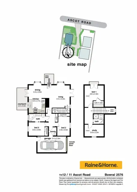 Floorplan of Homely house listing, 12/11 Ascot Road, Bowral NSW 2576