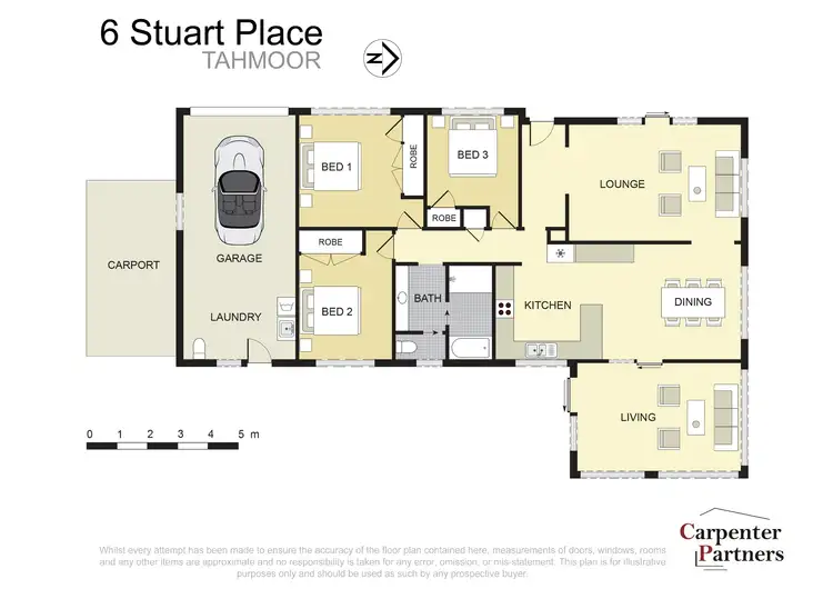 Floorplan of Homely house listing, 6 Stuart Place, Tahmoor NSW 2573