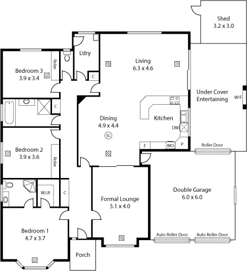 Floorplan of Homely house listing, Address available on request