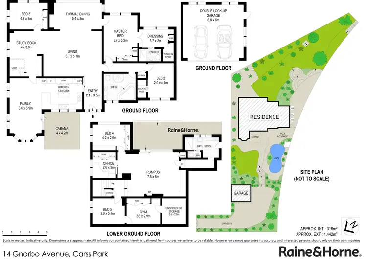 Floorplan of Homely house listing, 14 Gnarbo Avenue, Carss Park NSW 2221
