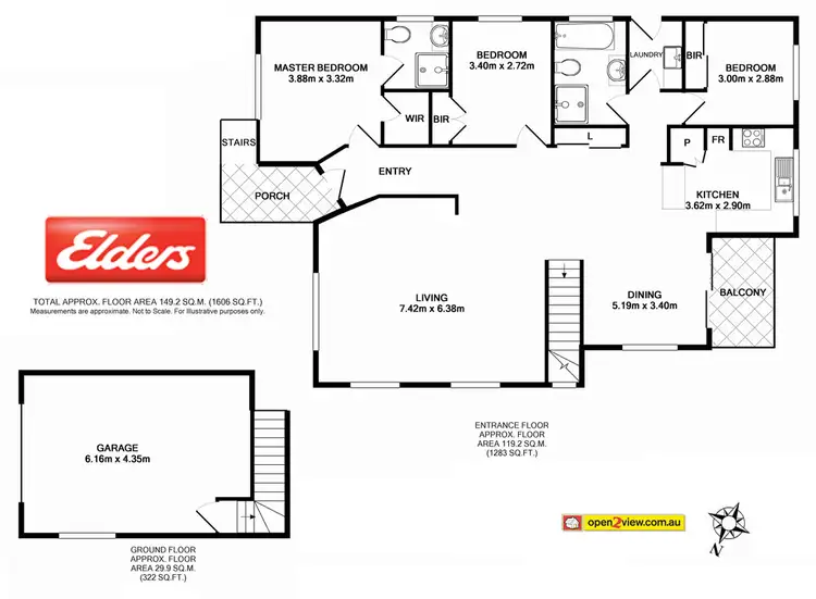 Floorplan of Homely house listing, 50B Hilltop Crescent, Surf Beach NSW 2536