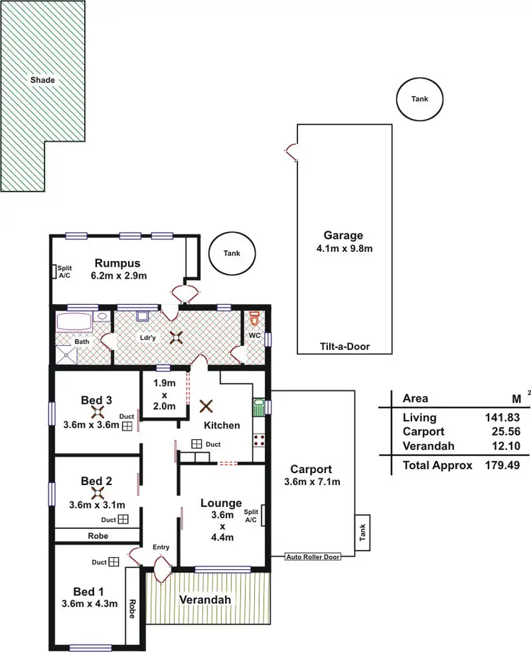 Floorplan of Homely house listing, 29 Bright Street, Willaston SA 5118