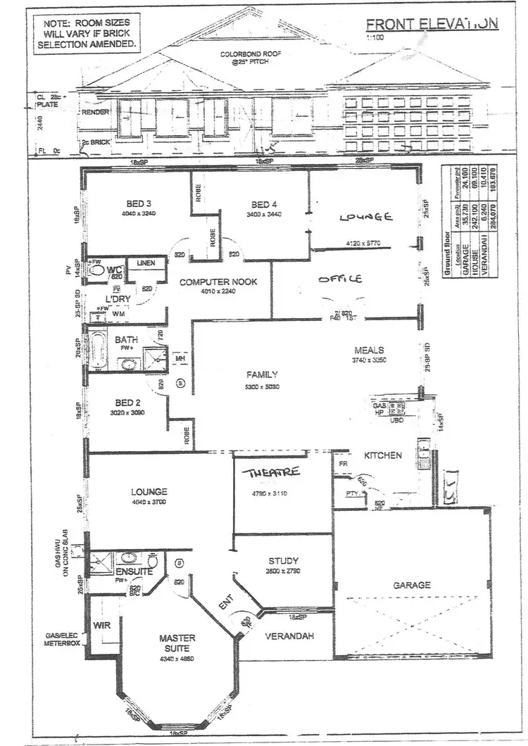 Floorplan of Homely house listing, 27 Foxton Boulevard, High Wycombe WA 6057