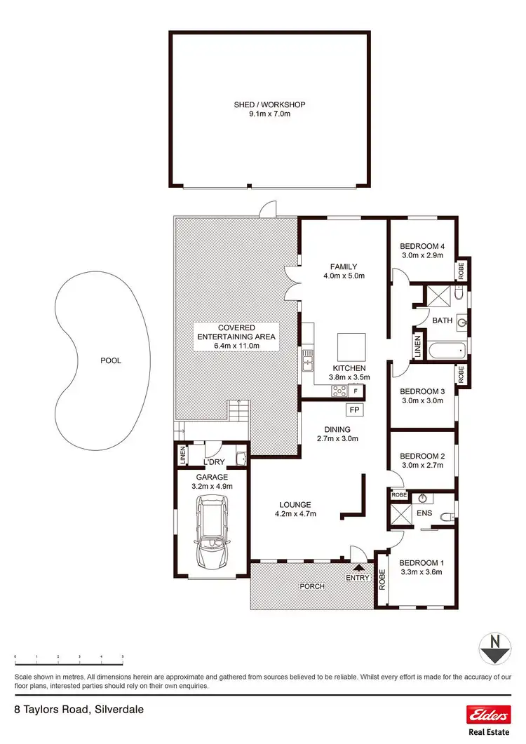 Floorplan of Homely house listing, 8 TAYLORS ROAD, Silverdale NSW 2752
