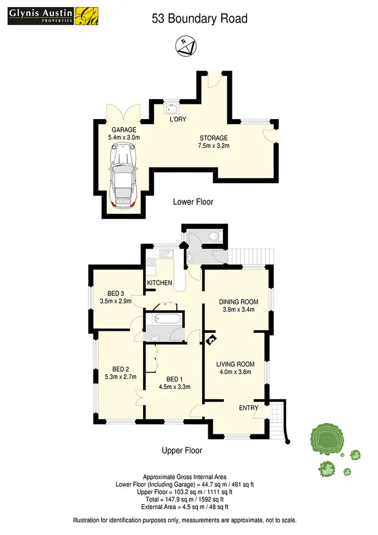 Floorplan of Homely house listing, 53 Boundary Road, Bardon QLD 4065