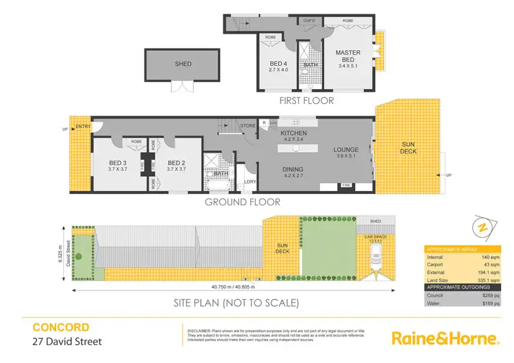 Floorplan of Homely house listing, 27 David Street, Concord NSW 2137