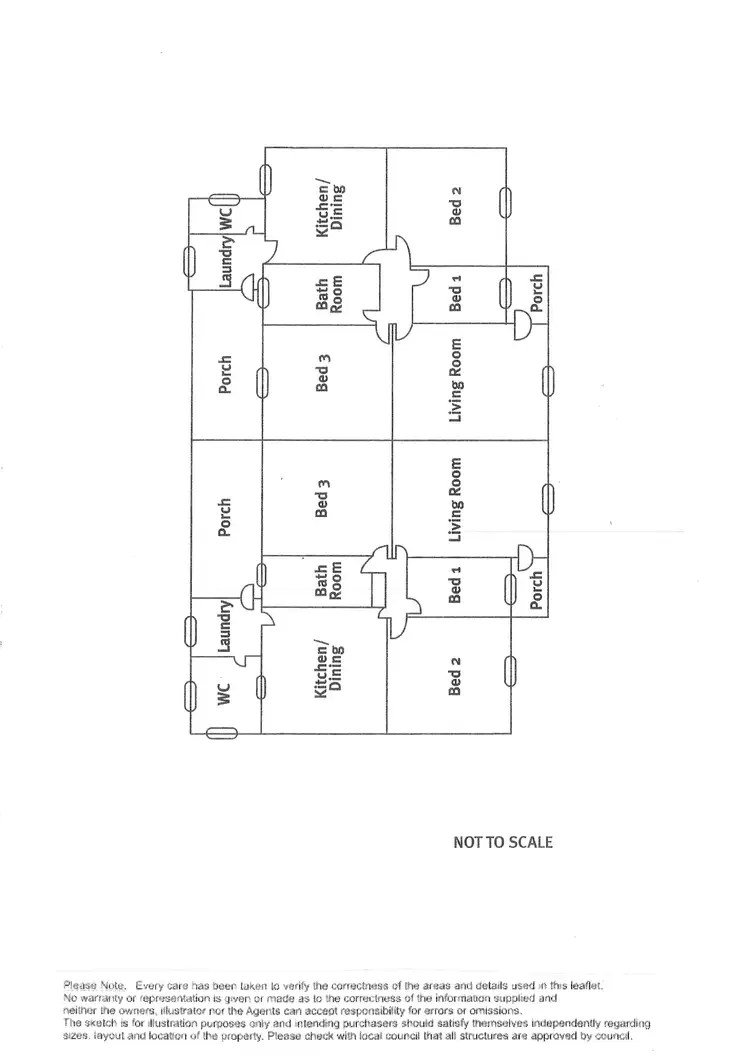 Floorplan of Homely house listing, 39 & 41 Britton St, Gawler West SA 5118
