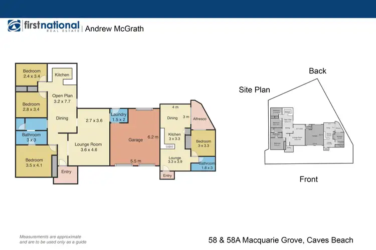 Floorplan of Homely house listing, 58 Macquarie Grove, Caves Beach NSW 2281