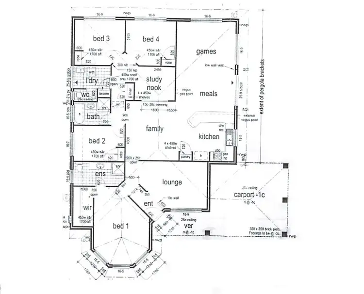 Floorplan of Homely house listing, 96 Meridian Dr, Mullaloo WA 6027