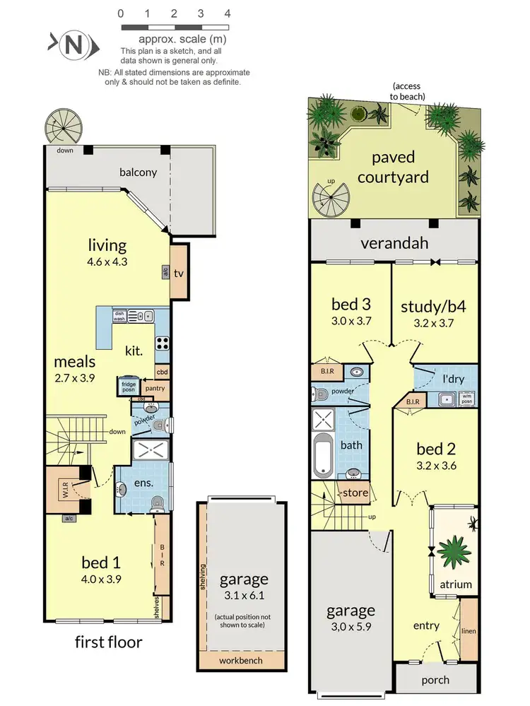 Floorplan of Homely townhouse listing, 13/616-617 Nepean Highway, Carrum VIC 3197