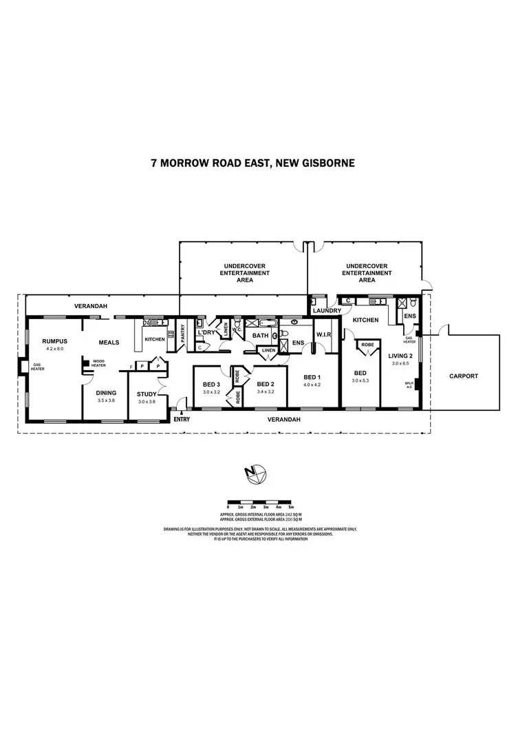 Floorplan of Homely house listing, 7 Morrow Road East, New Gisborne VIC 3438