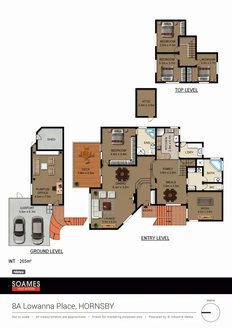 Floorplan of Homely house listing, 8a Lowanna Place, Hornsby NSW 2077