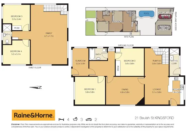 Floorplan of Homely house listing, 21 Beulah Street, Kingsford NSW 2032