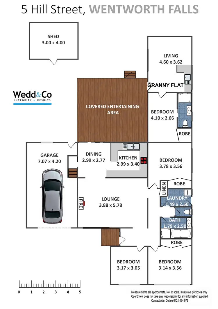 Floorplan of Homely house listing, 5 Hill Street, Wentworth Falls NSW 2782