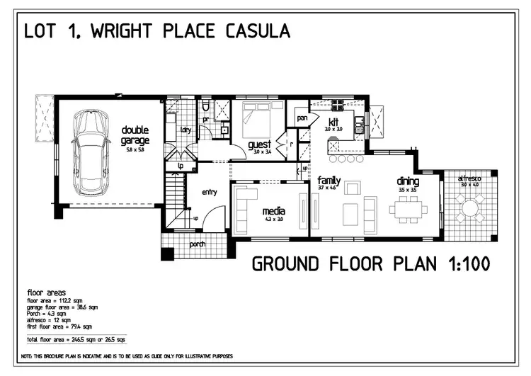 Floorplan of Homely house listing, 9 Wright Place, Casula NSW 2170