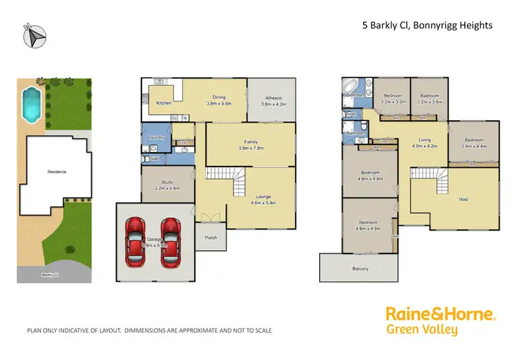 Floorplan of Homely house listing, 5 Barkly Close, Bonnyrigg Heights NSW 2177