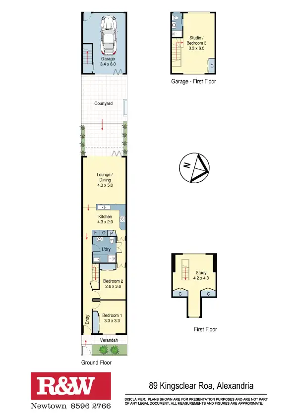 Floorplan of Homely house listing, 89 Kingsclear Road, Alexandria NSW 2015