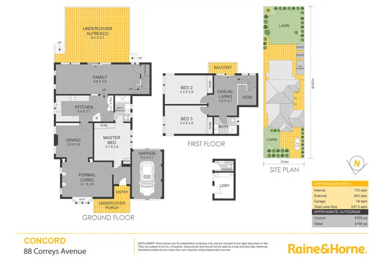 Floorplan of Homely house listing, 88 Correys Avenue, Concord NSW 2137