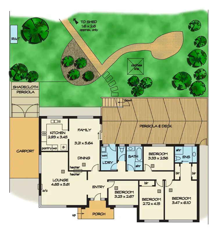 Floorplan of Homely house listing, 18 Lawson Road, Happy Valley SA 5159