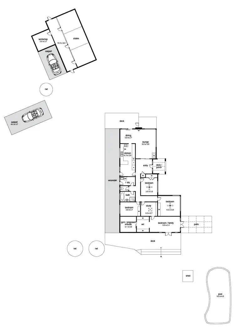 Floorplan of Homely house listing, 10 Kimbley Road, Onkaparinga Hills SA 5163