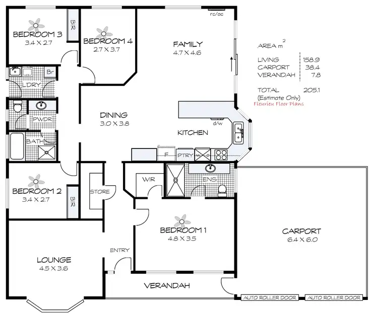 Floorplan of Homely house listing, 15 Pitt Street, Goolwa Beach SA 5214