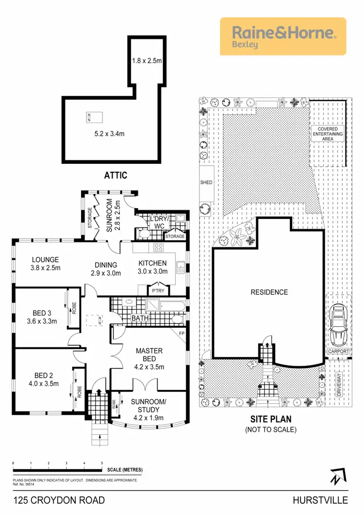 Floorplan of Homely house listing, 125 Croydon Road, Hurstville NSW 2220