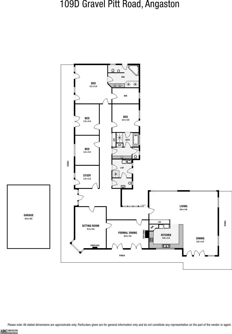 Floorplan of Homely house listing, 109D Gravel Pit Road, Angaston SA 5353