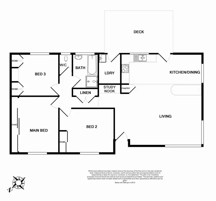 Floorplan of Homely house listing, 18 Christie Road, Tarro NSW 2322