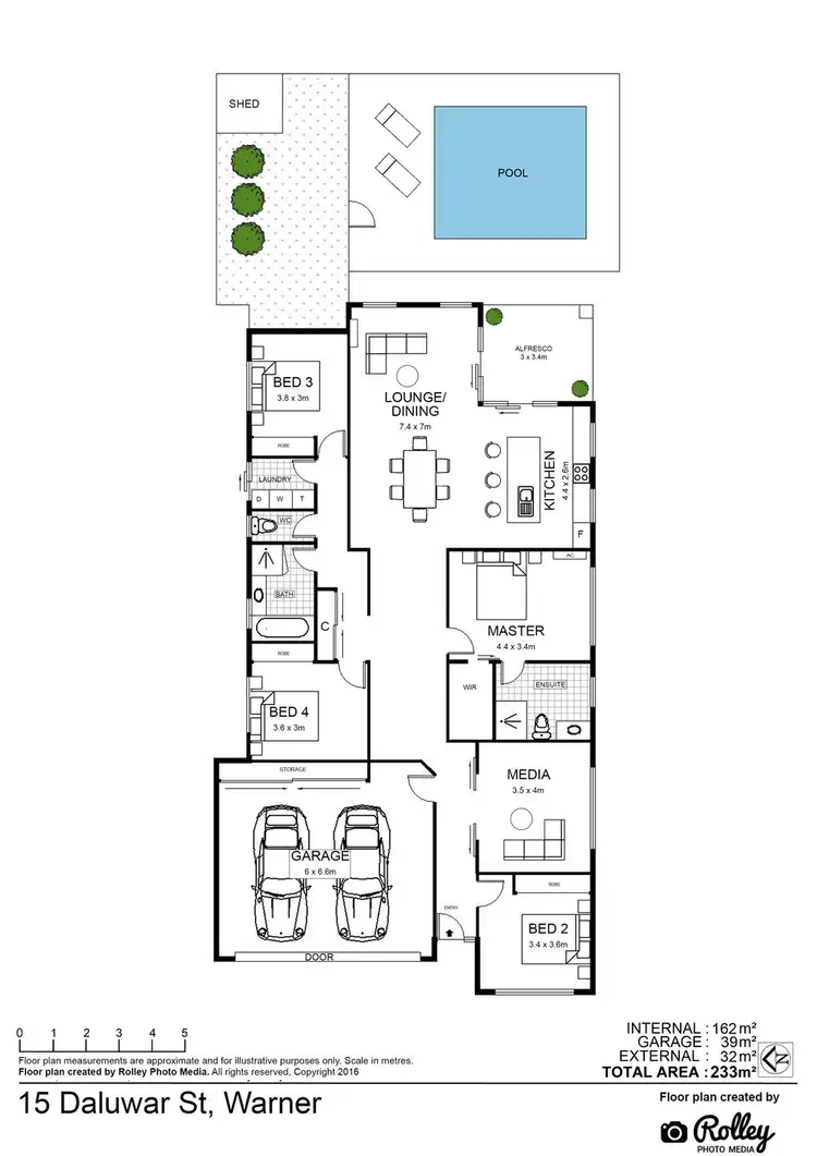 Floorplan of Homely house listing, 15 Delawar Rd, Warner QLD 4500