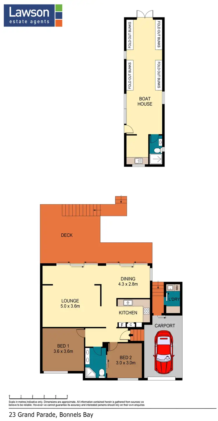 Floorplan of Homely house listing, 23 Grand Parade, Bonnells Bay NSW 2264
